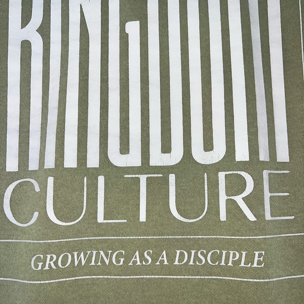 Kingdom Culture Olive Green T-Shirt - Picture 9 of 9